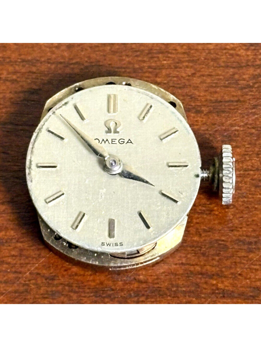 OMEGA Cal 483 Swiss Manual Mechanical Watch Movement 13.4mm - RUNS!
